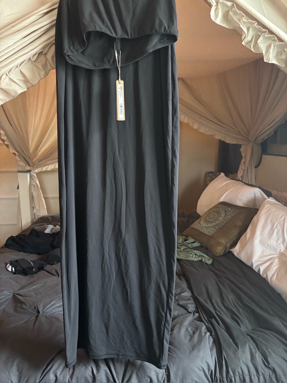 SKIMS Fits Everybody Tube Dress Black